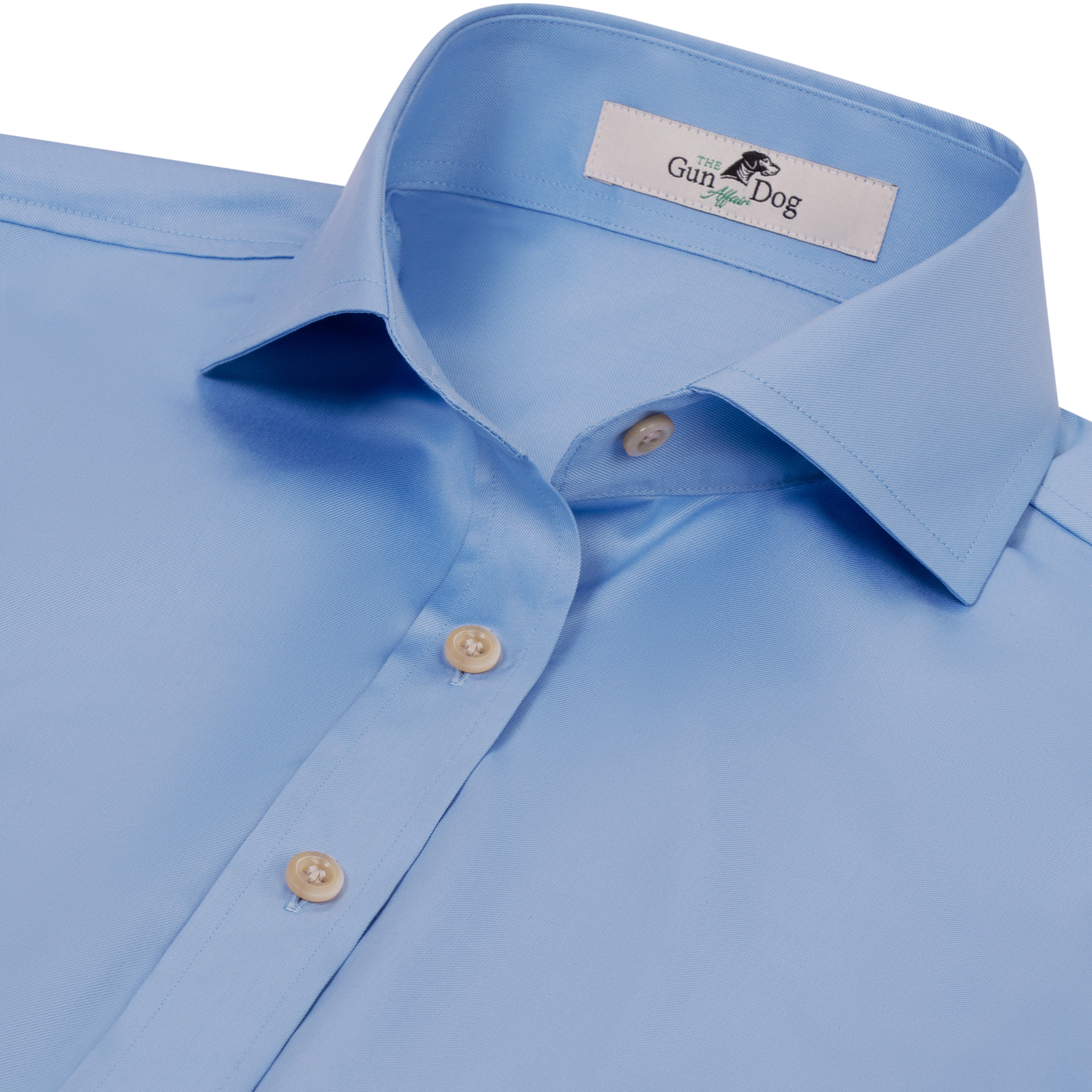 Damenbluse »Amina«, Twill, hellblau