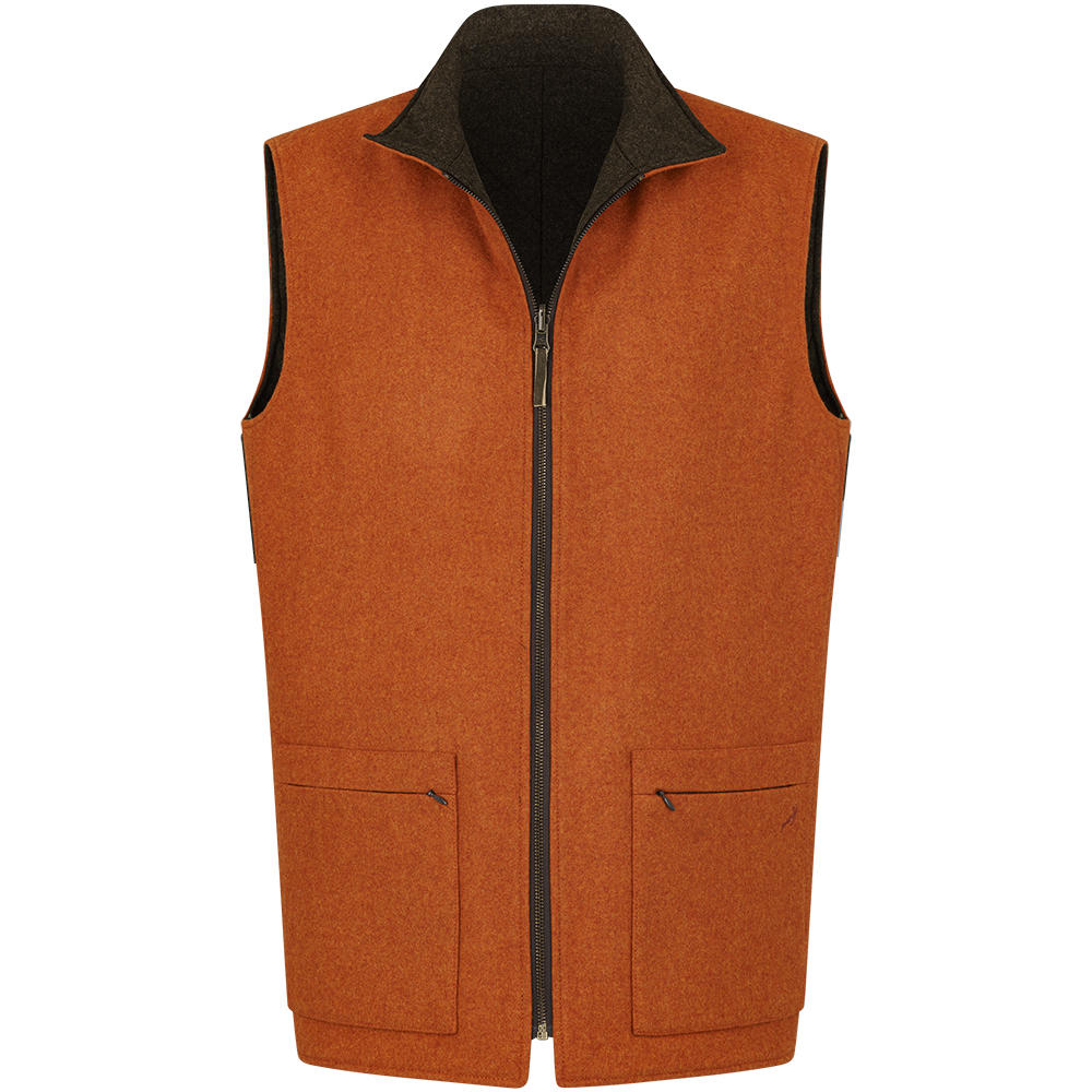 Gilet réversible en loden pour homme »Stani «