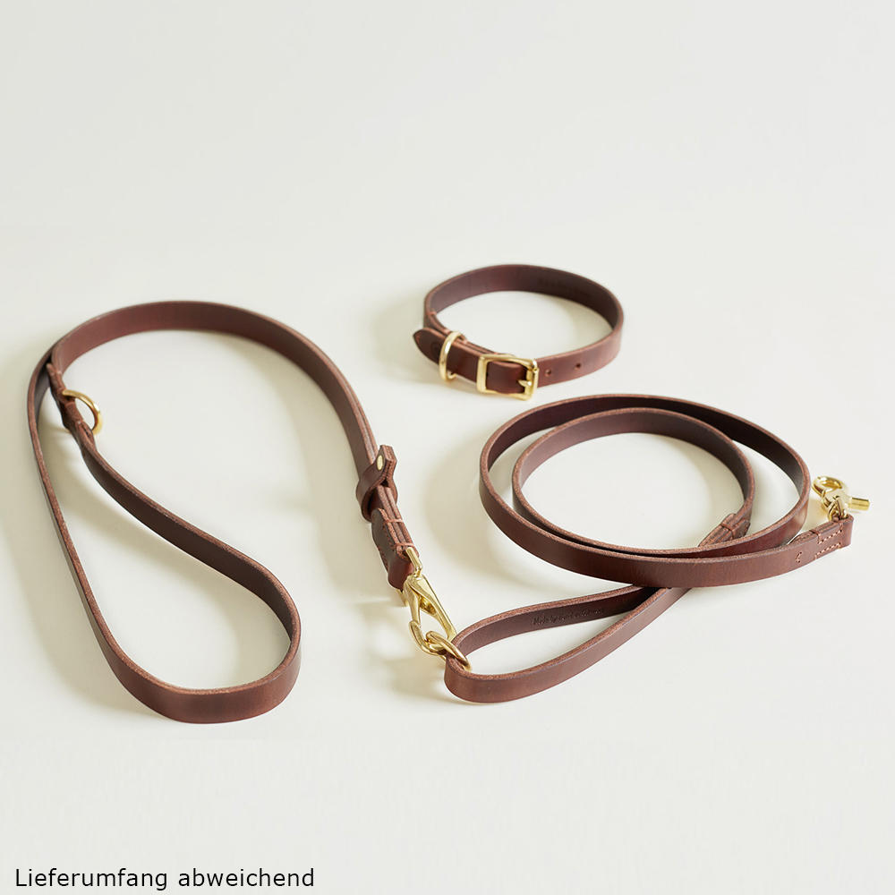 Helen Wells Hundehalsband »Classic«, chestnut, L+ 