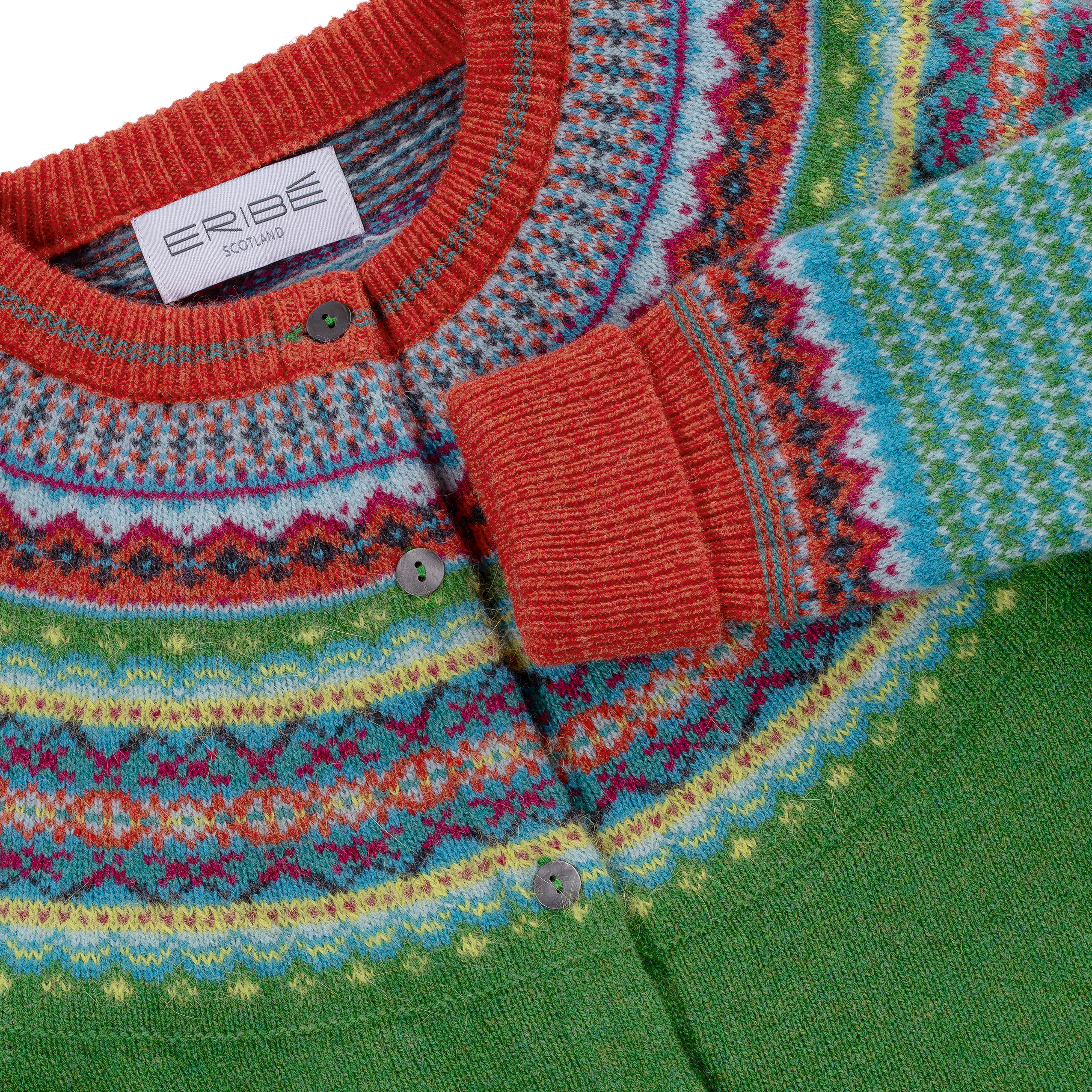 Eribé Damenstrickjacke Fair Isle, Paradise