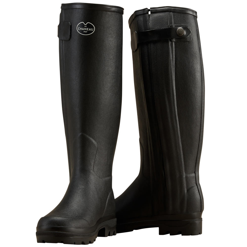 Le Chameau »Chasseur« Ladies' Rubber Boots, Leather Lining