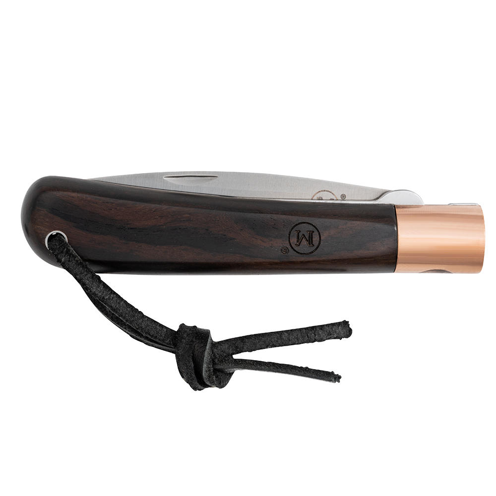 Couteau pliant MAIN » Copper Line «, ébène