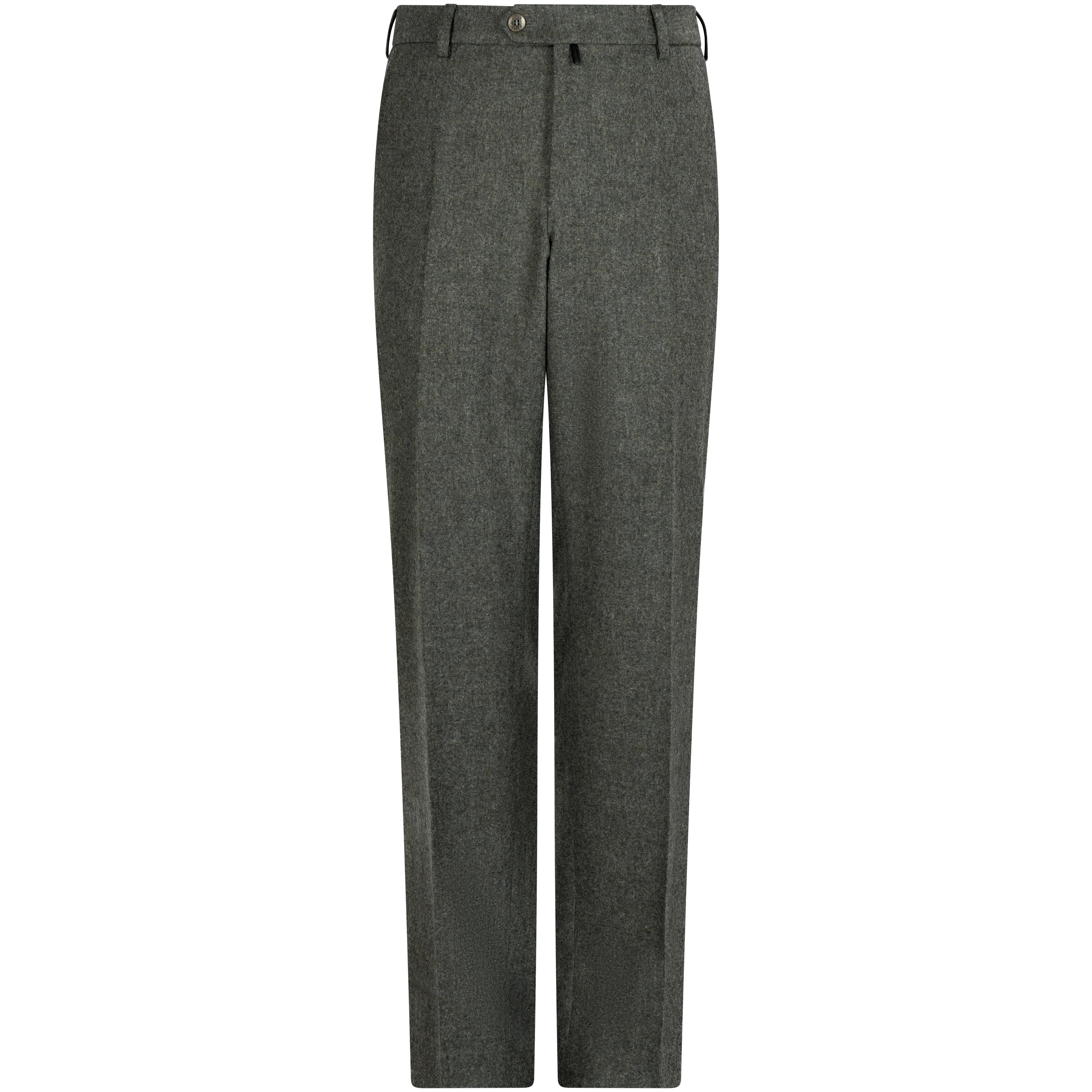Meyer »Bonn« Men's Wool Trousers, Loden Green loden green 50