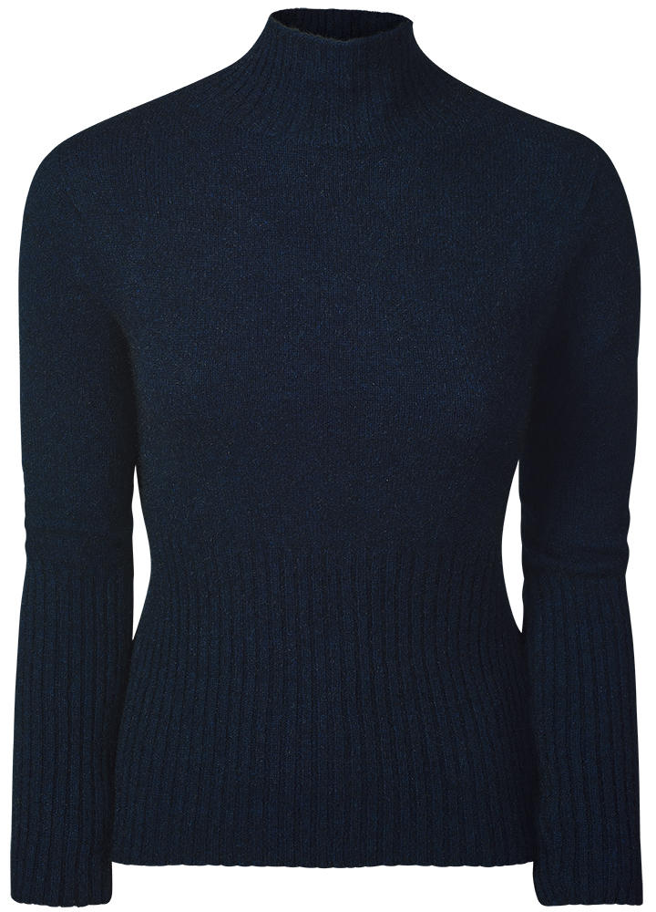 Damen Rip-Pullover Merino-Possum