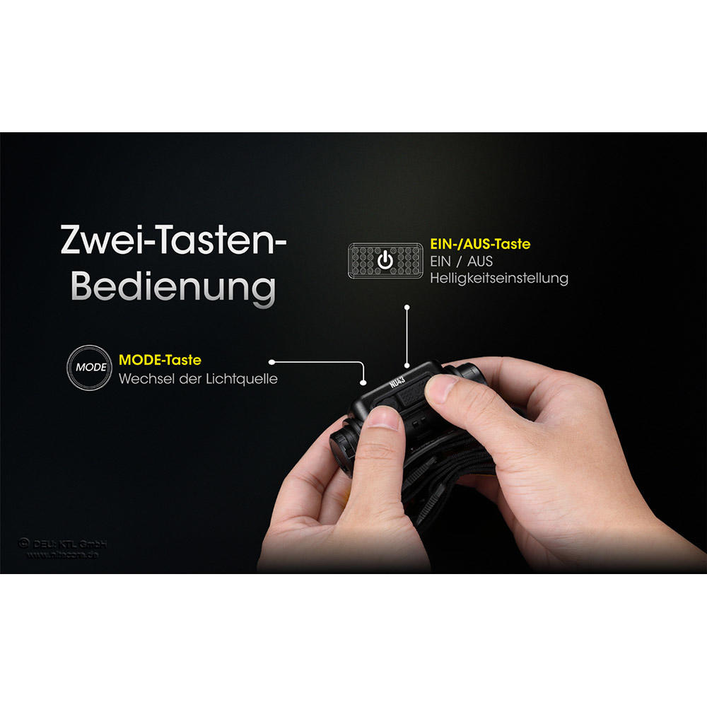Nitecore® NU43 Stirnlampe, 1400 lm