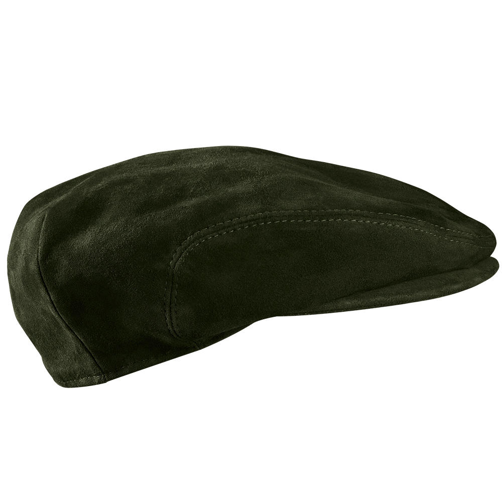 Bonnet en cuir velours
