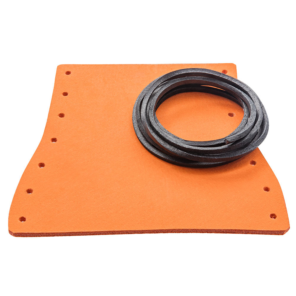 DICTUM® Axt-Collar für Forstbeil »Forst Edition«, Büffelleder, orange