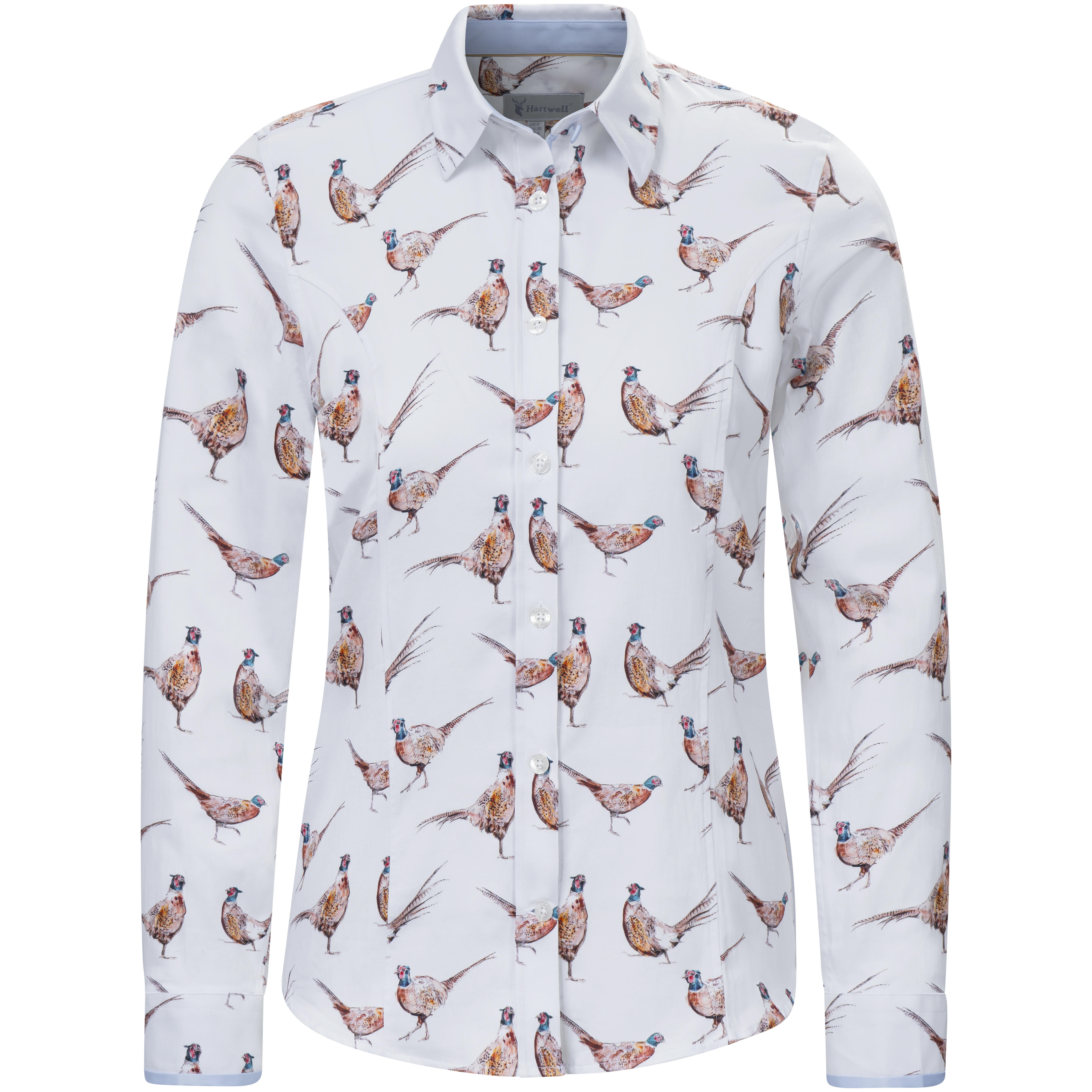 Hartwell »Layla« Ladies’ Shirt, White, Pheasant