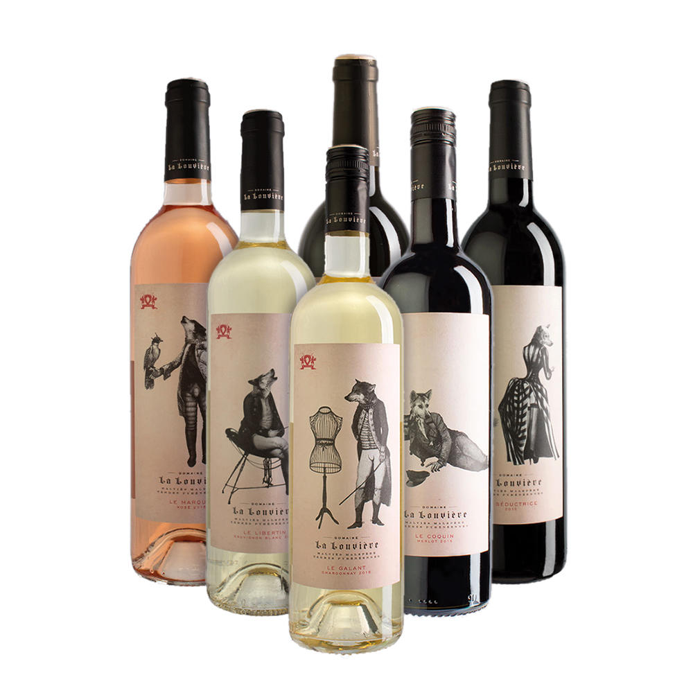 Set de dégustation » Tous les 6 Domaine La Louvière «, 6 x 750 ml