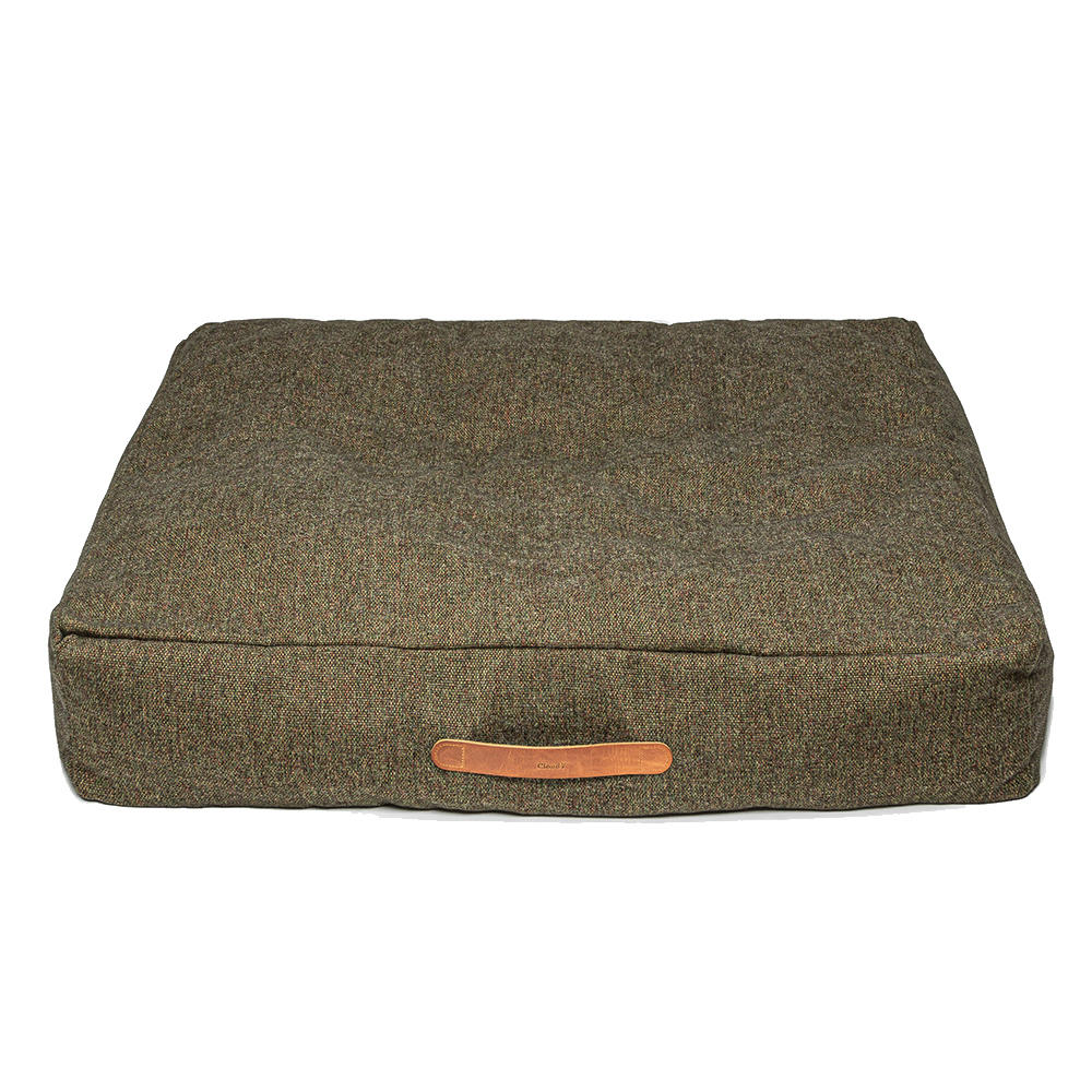 Cloud7 Hundebett Homey Mélange Olive, Größe L