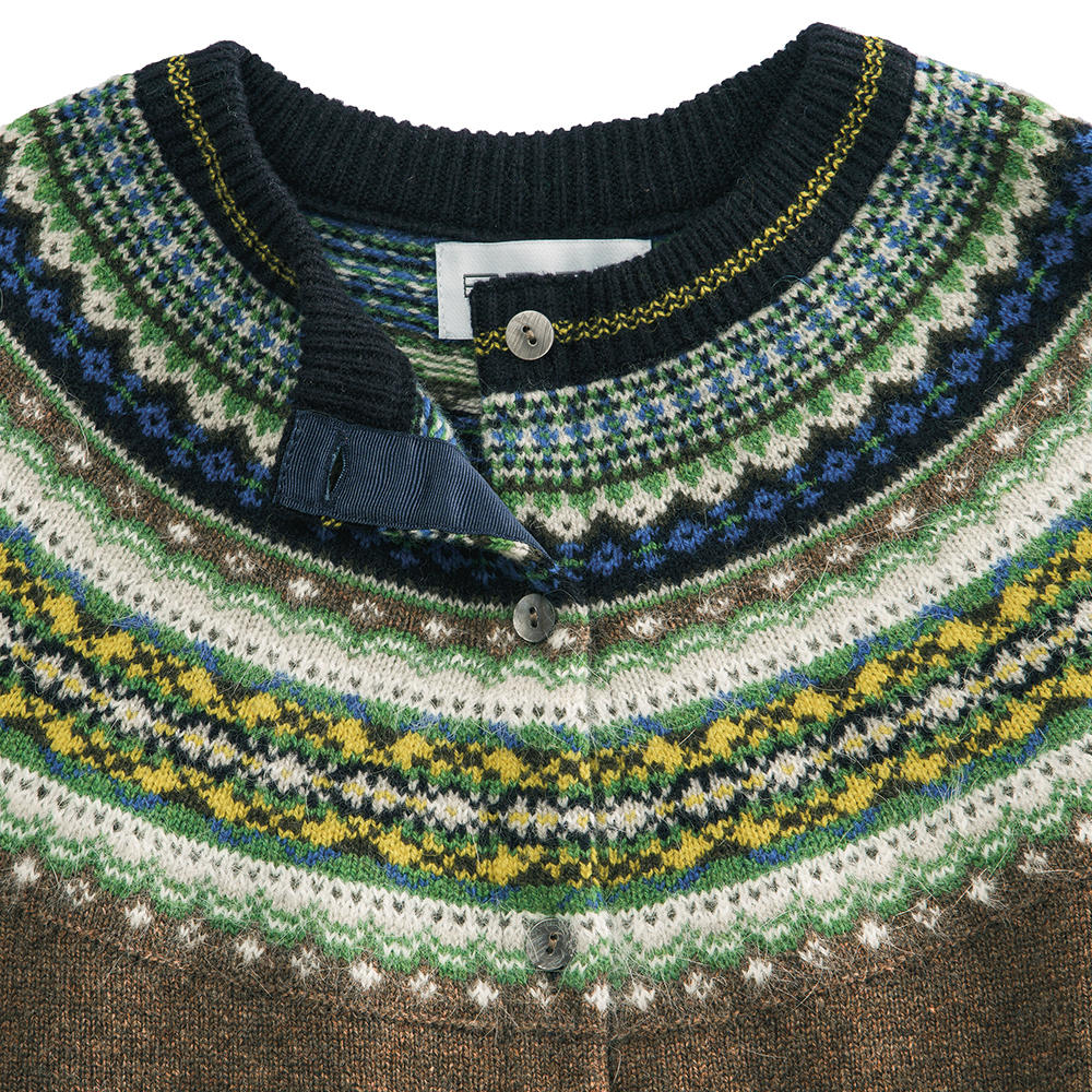 Eribé Damenstrickjacke Fair Isle