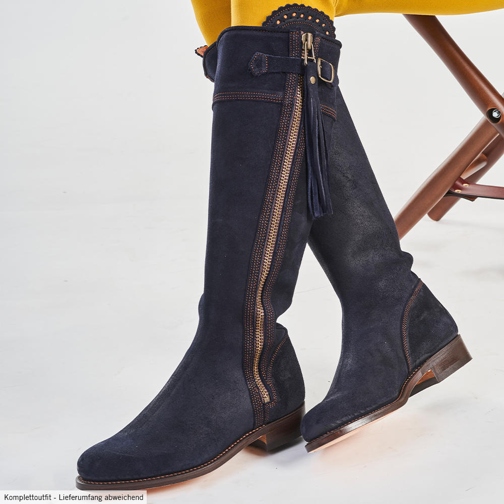 Penelope Chilvers Ladies Riding Tassel Boots navy 36 822310