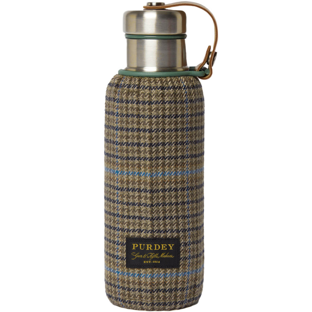 Purdey Isolierflasche mit Tweed, 500 ml