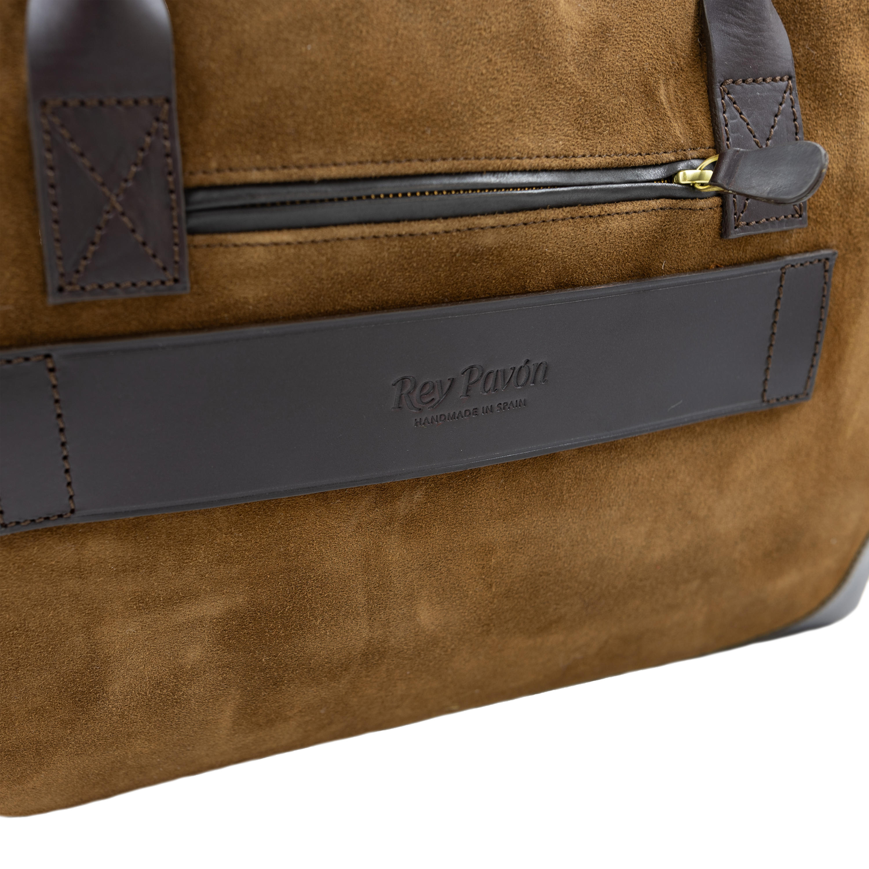 Rey Pavón Leder Briefcase, cognac/braun
