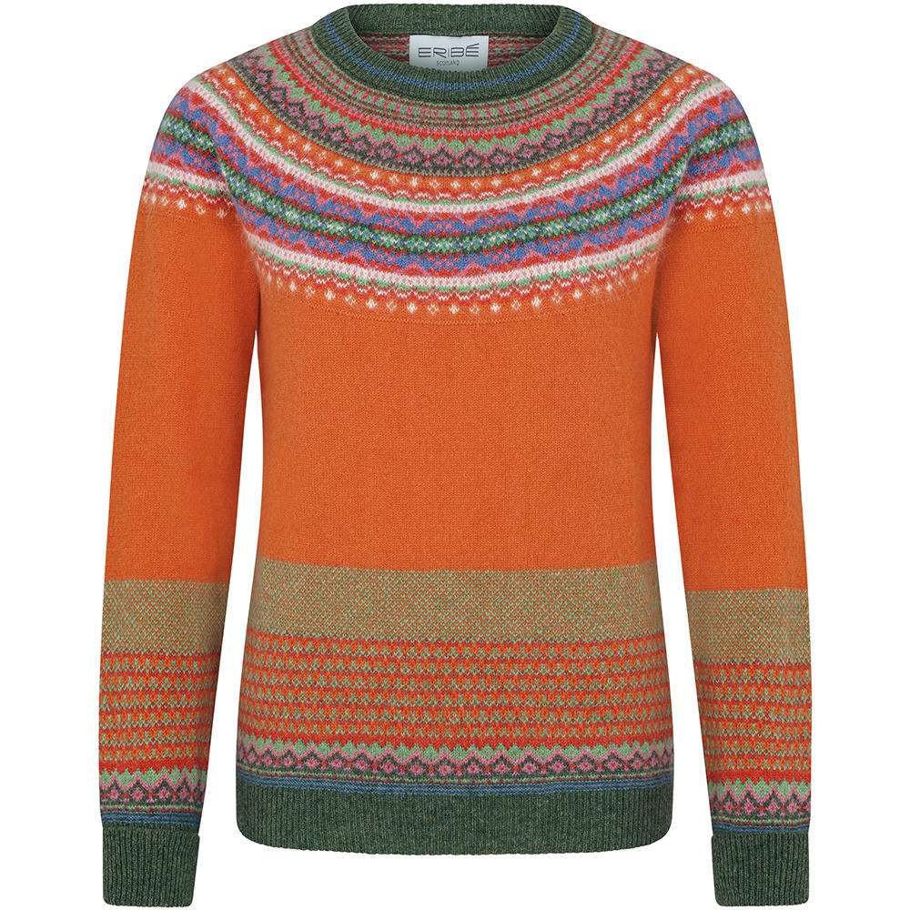 Hotspice : Orange avec vert olive, bleu, rose et vert