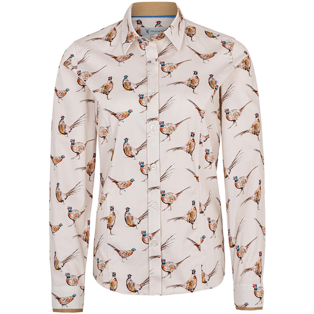 Hartwell Damen Bluse Layla, beige, Fasan