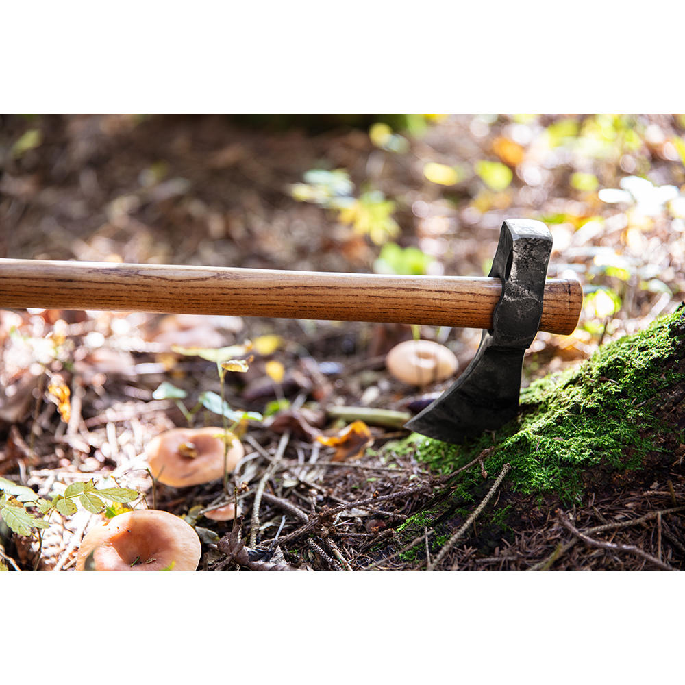 DICTUM® Outdoor-Axt mit Hammerkopf, mit Gürteletui   