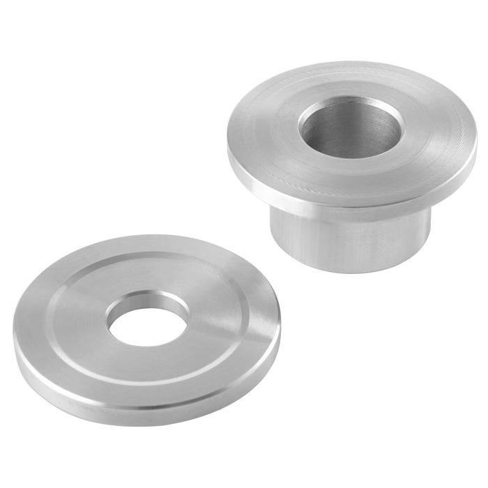 DICTUM® Aufnahmeflansch mit Anpressplatte, Bohrung 15 mm