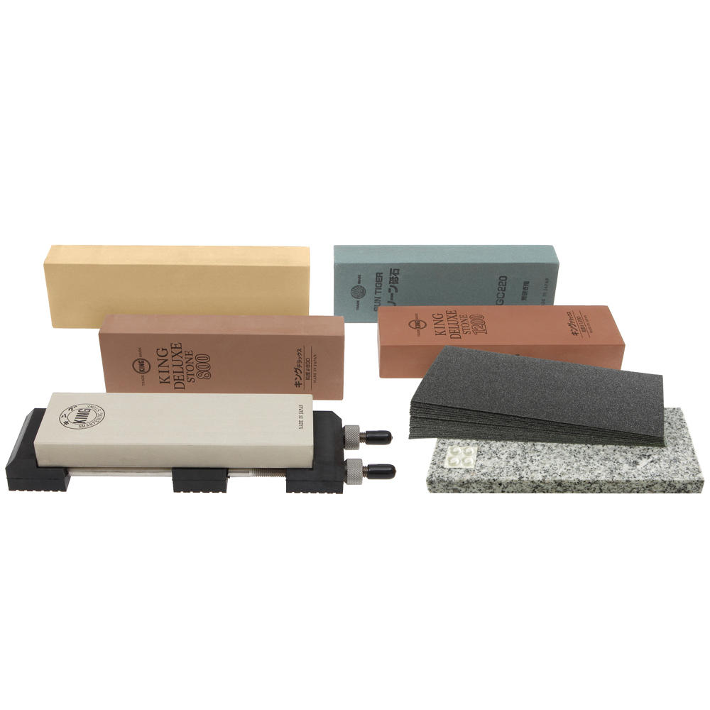 Set d'affûtage de base pour tous les outils