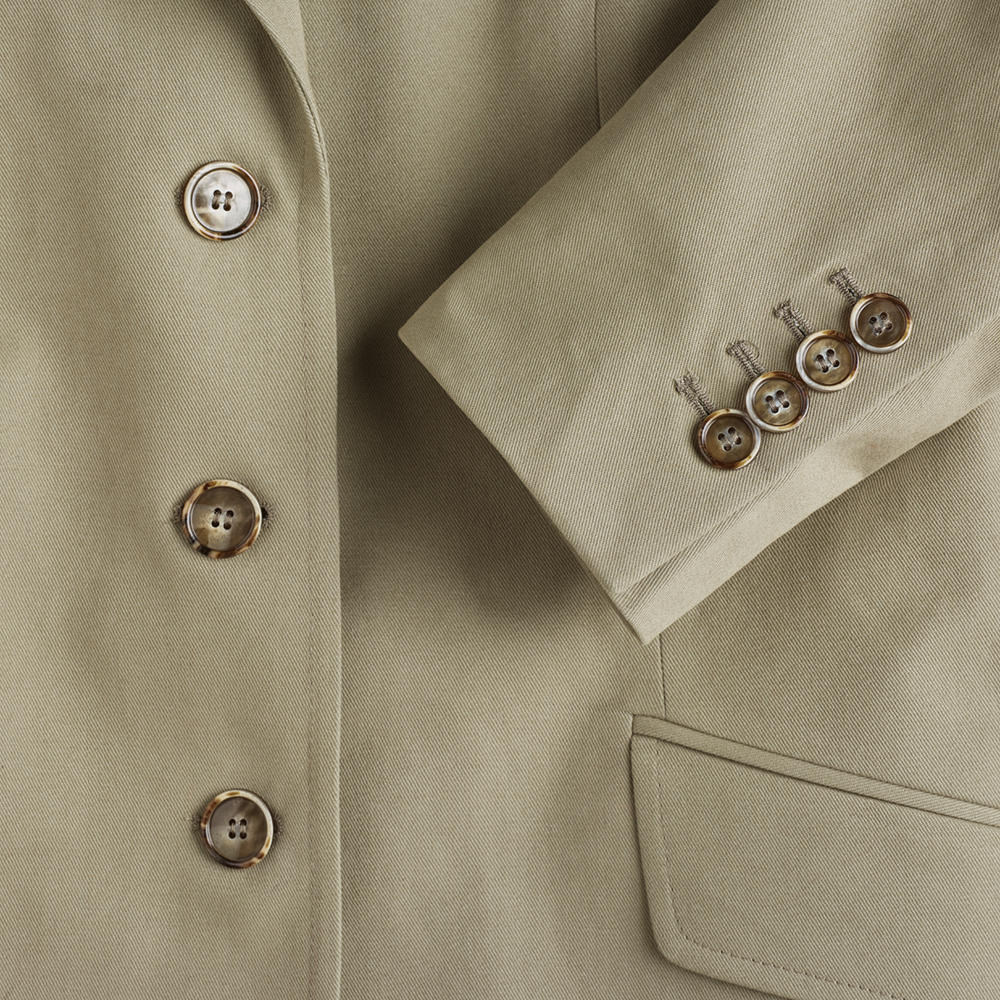 Damenblazer, Baumwolle, British Khaki