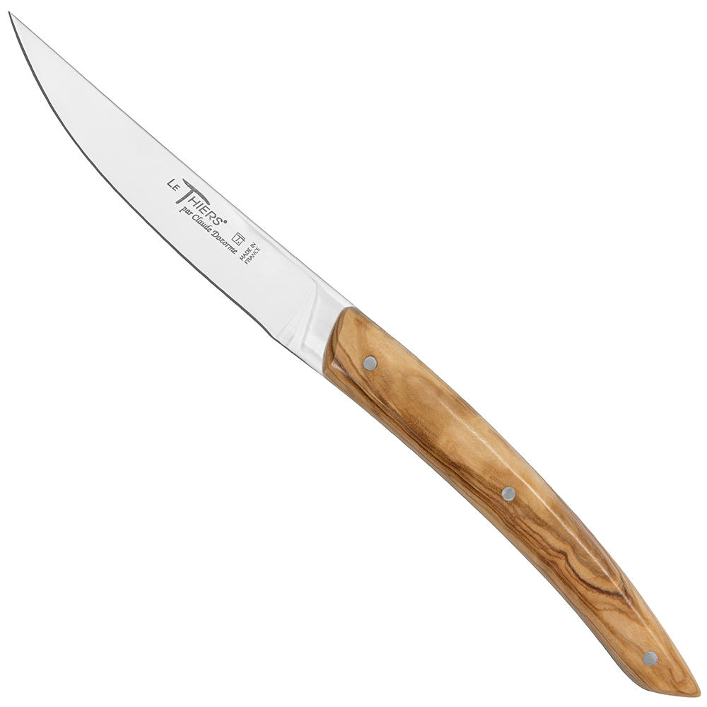 Le Thiers® Steak- und Tafelmesser, Olivenholz, Satz, 2-teilig