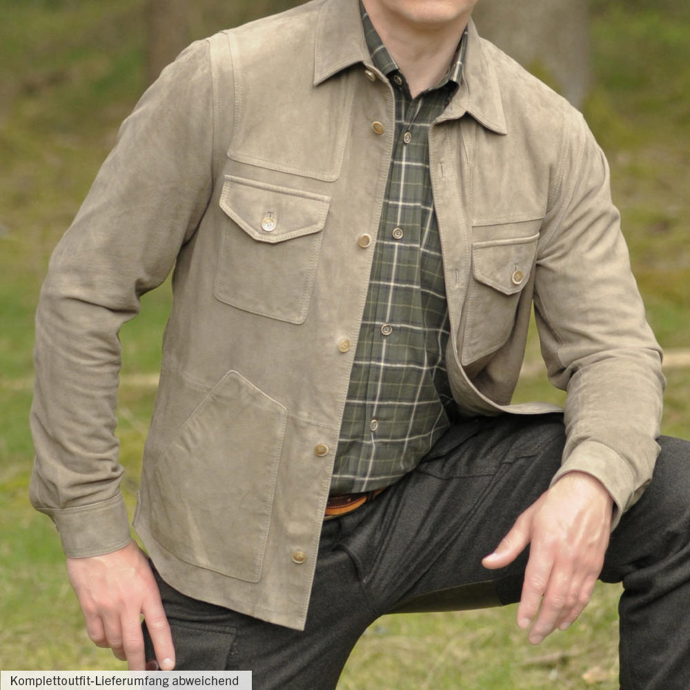 Herren Leder-Overshirt »Chemise«