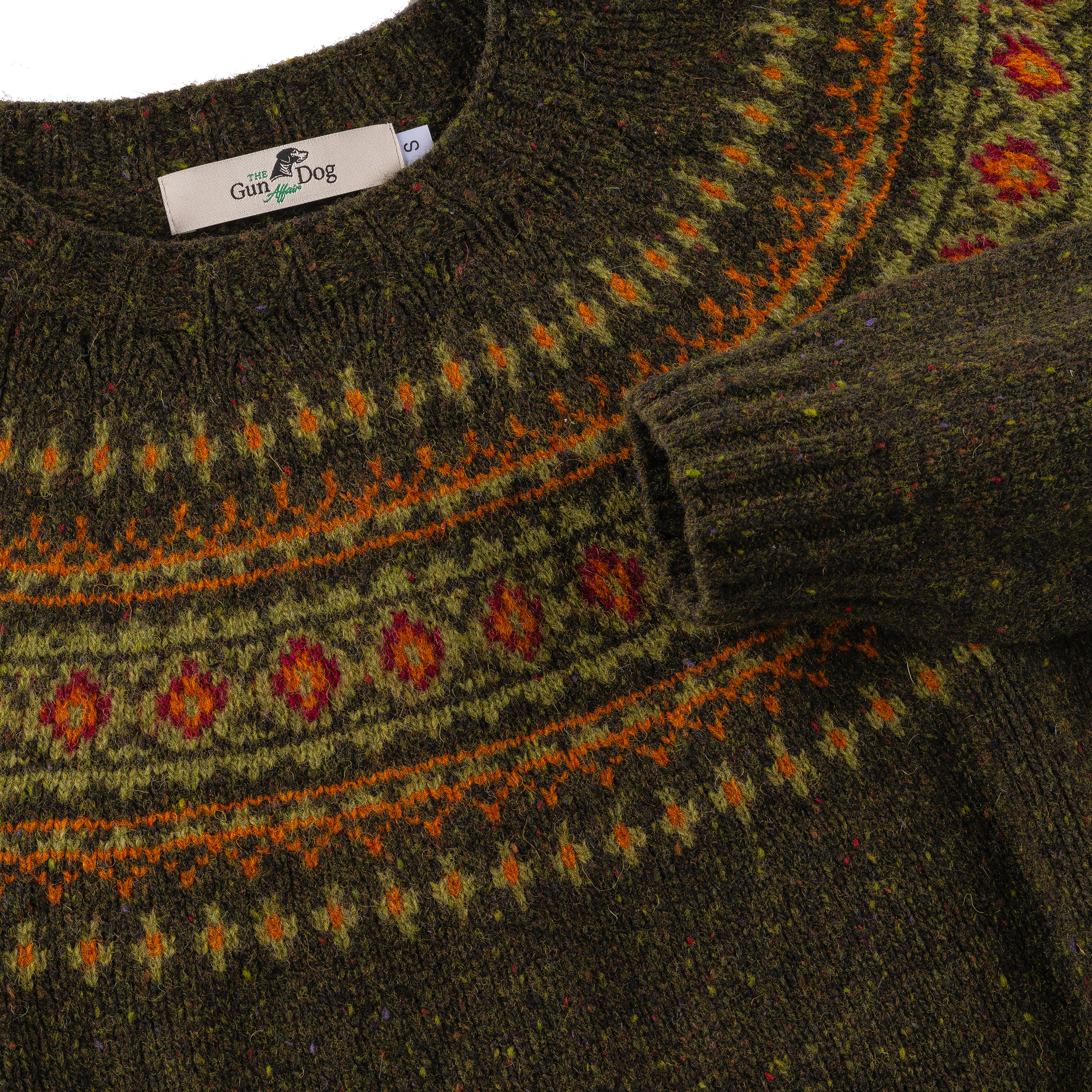 Damen Donegal Pullover Passe