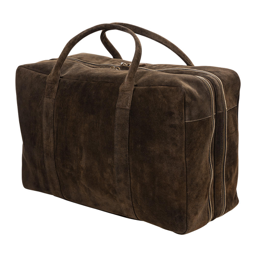 Weekender, Ziegenvelours, walnuss