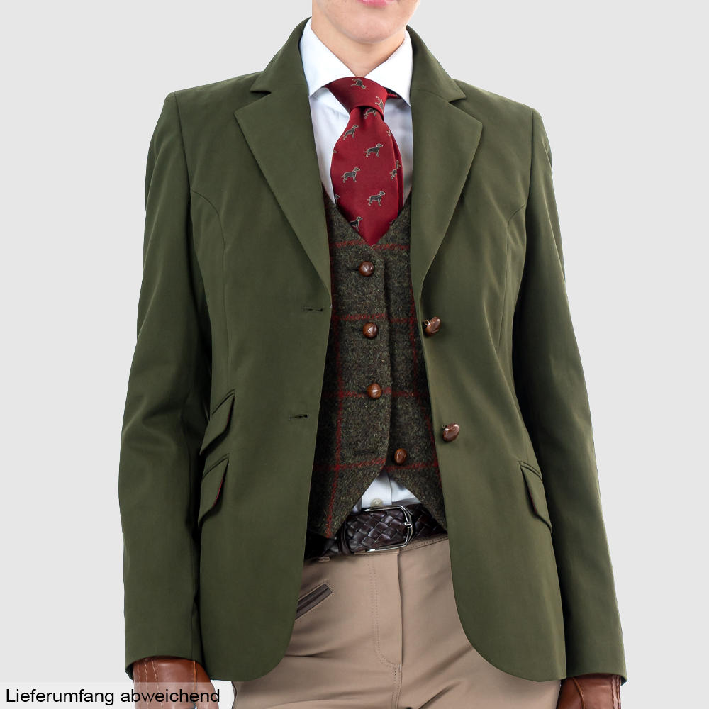 Blazer en coton pour femme » Andrea «,  vert forêt