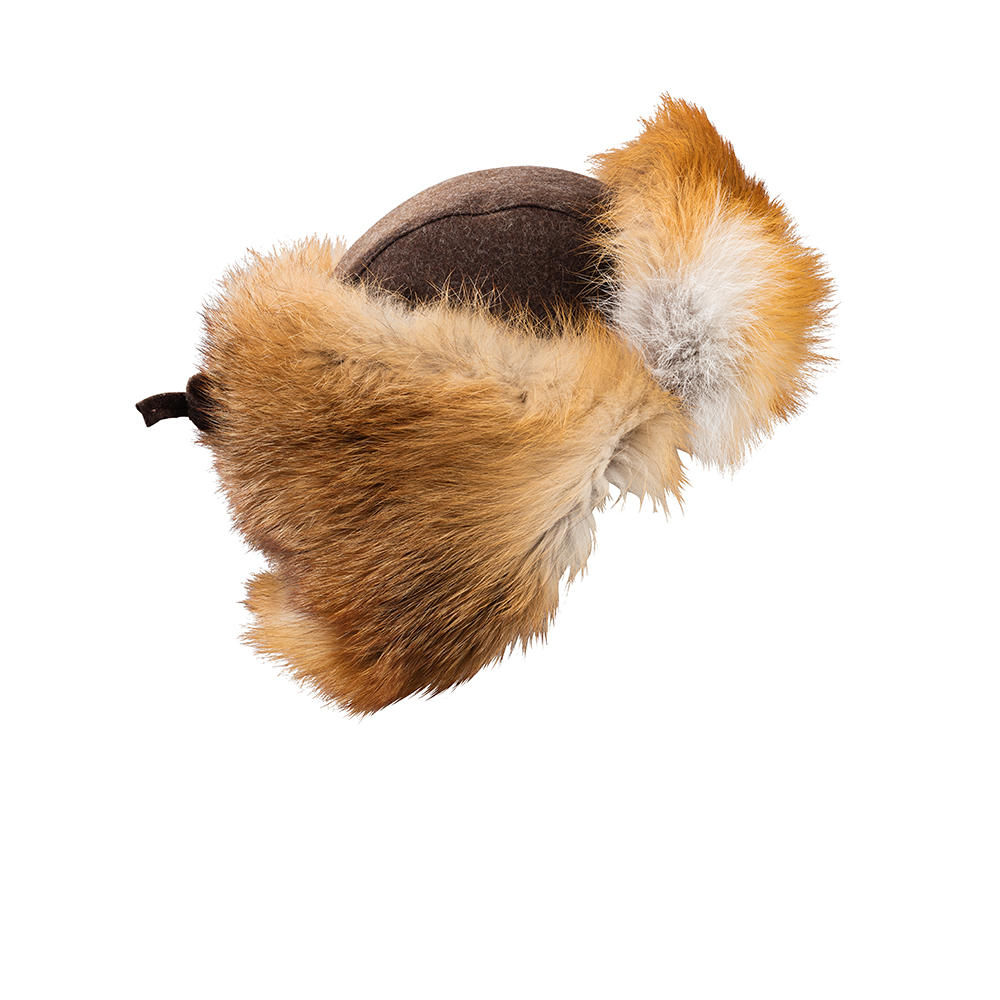 Pelzmütze, Rotfuchs, Loden