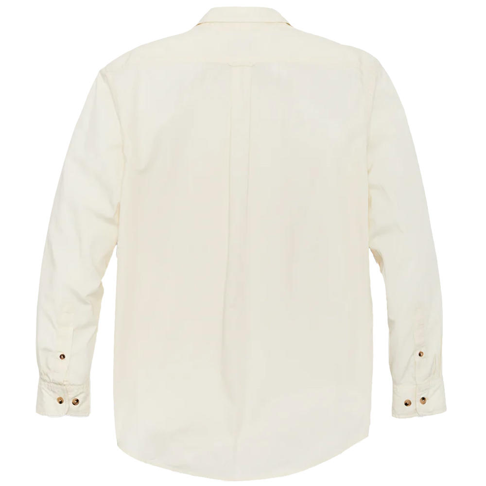 Filson Washed Feather Cloth Shirt, Ivory