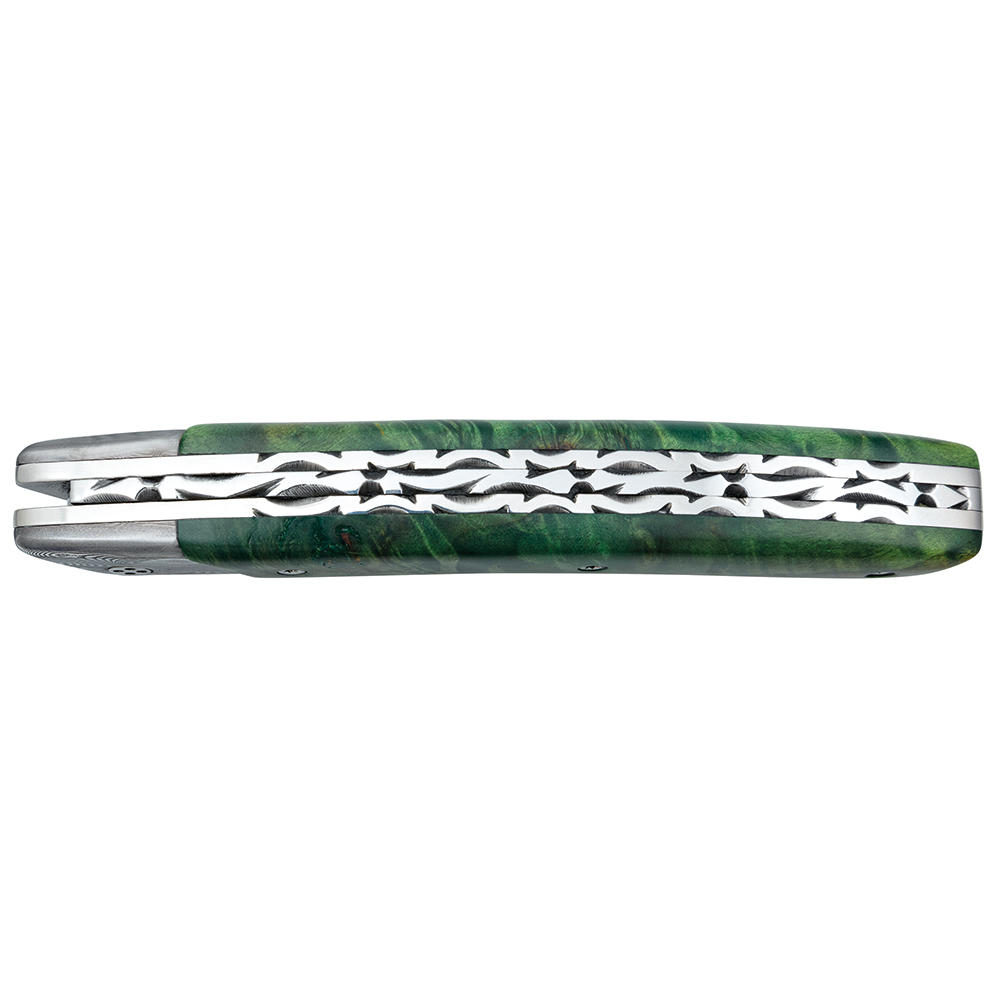 Le Thiers® RLT Klappmesser Damast, Pappelholz