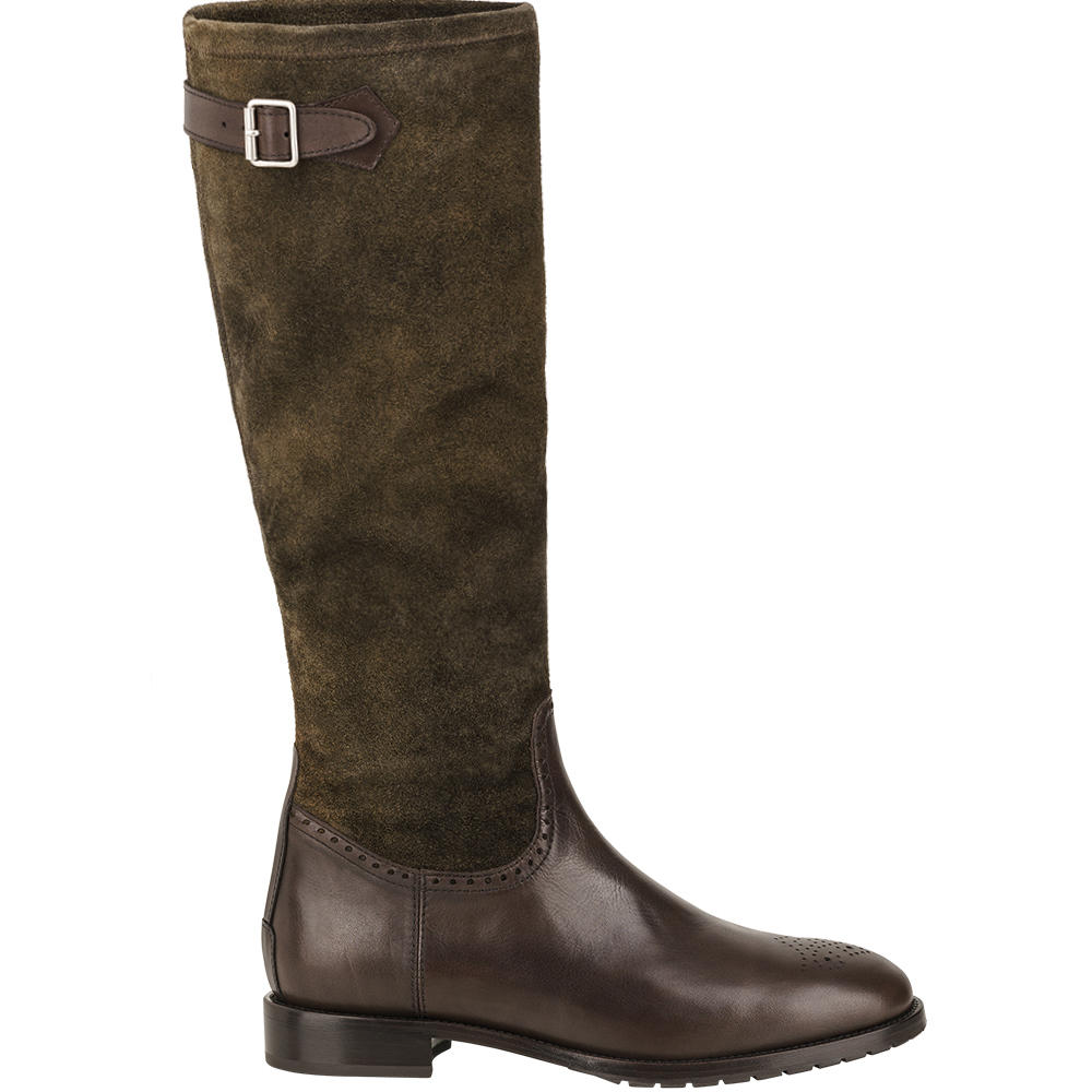 Ladies Suede Stretch Boots
