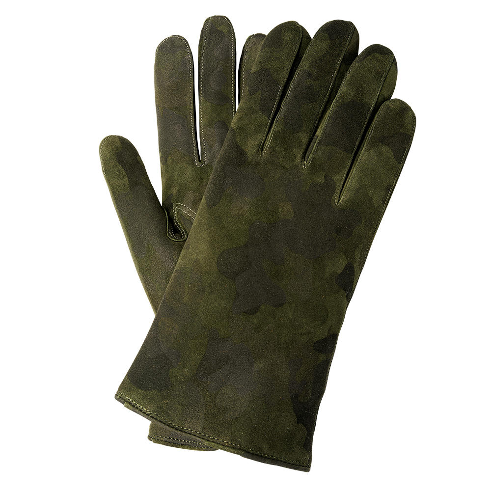 Herren Handschuhe MODENA, Ziegenvelours, Kaschmirfutter