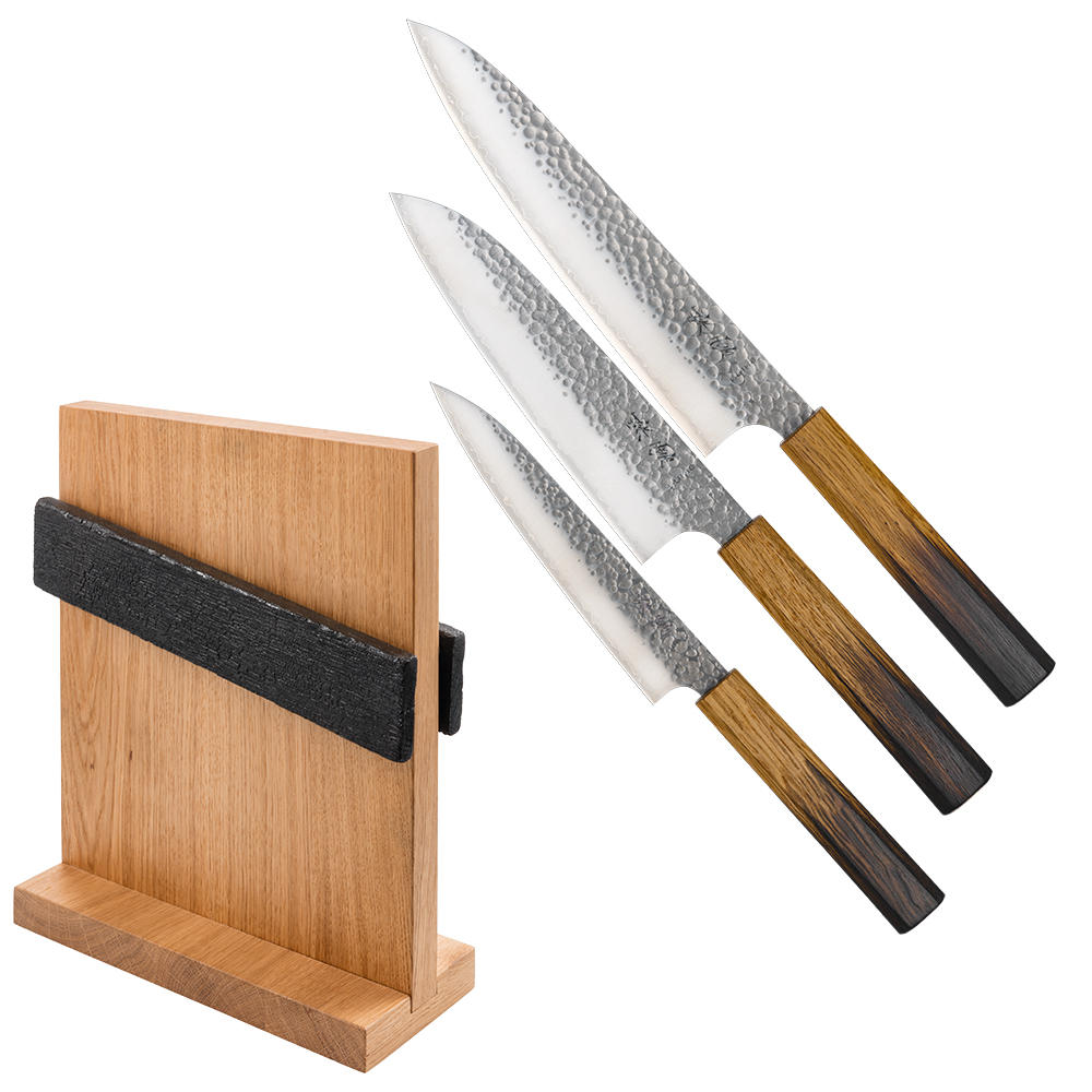 Jeu de couteaux Seki Yakisugi Hocho, 4 pièces