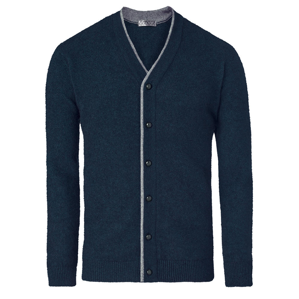 Herrencardigan Merino-Possum