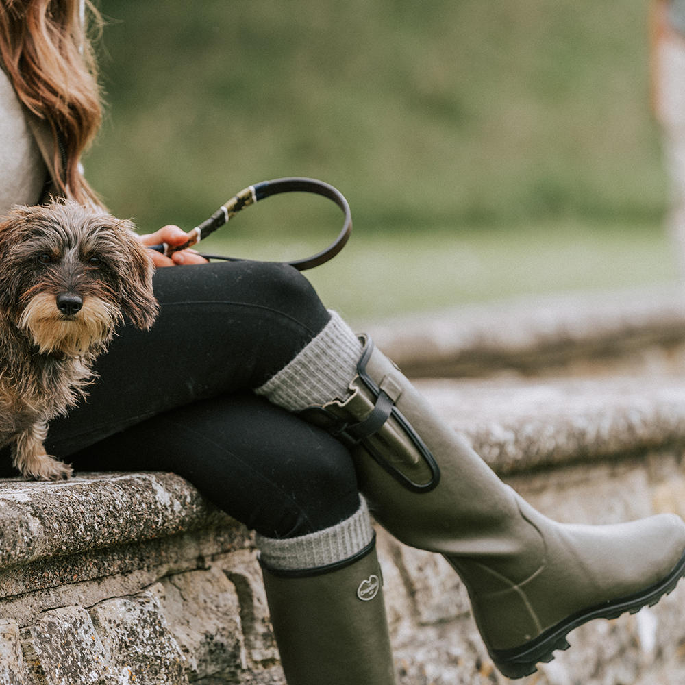 Bottes en caoutchouc pour femme Le Chameau » Vierzonord «, doublure en néoprène