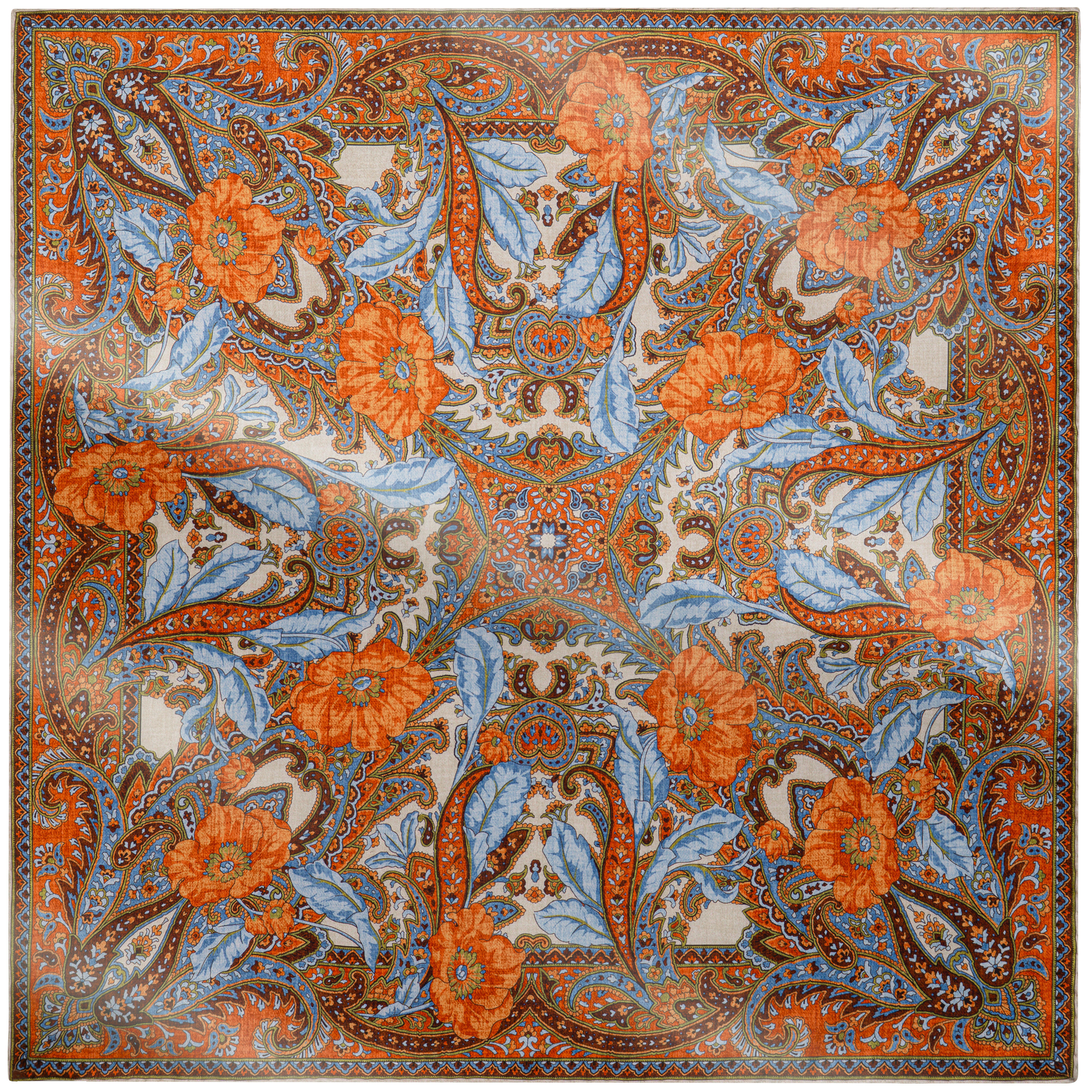 The GunDog Affair Seiden-Foulard »Flowers«