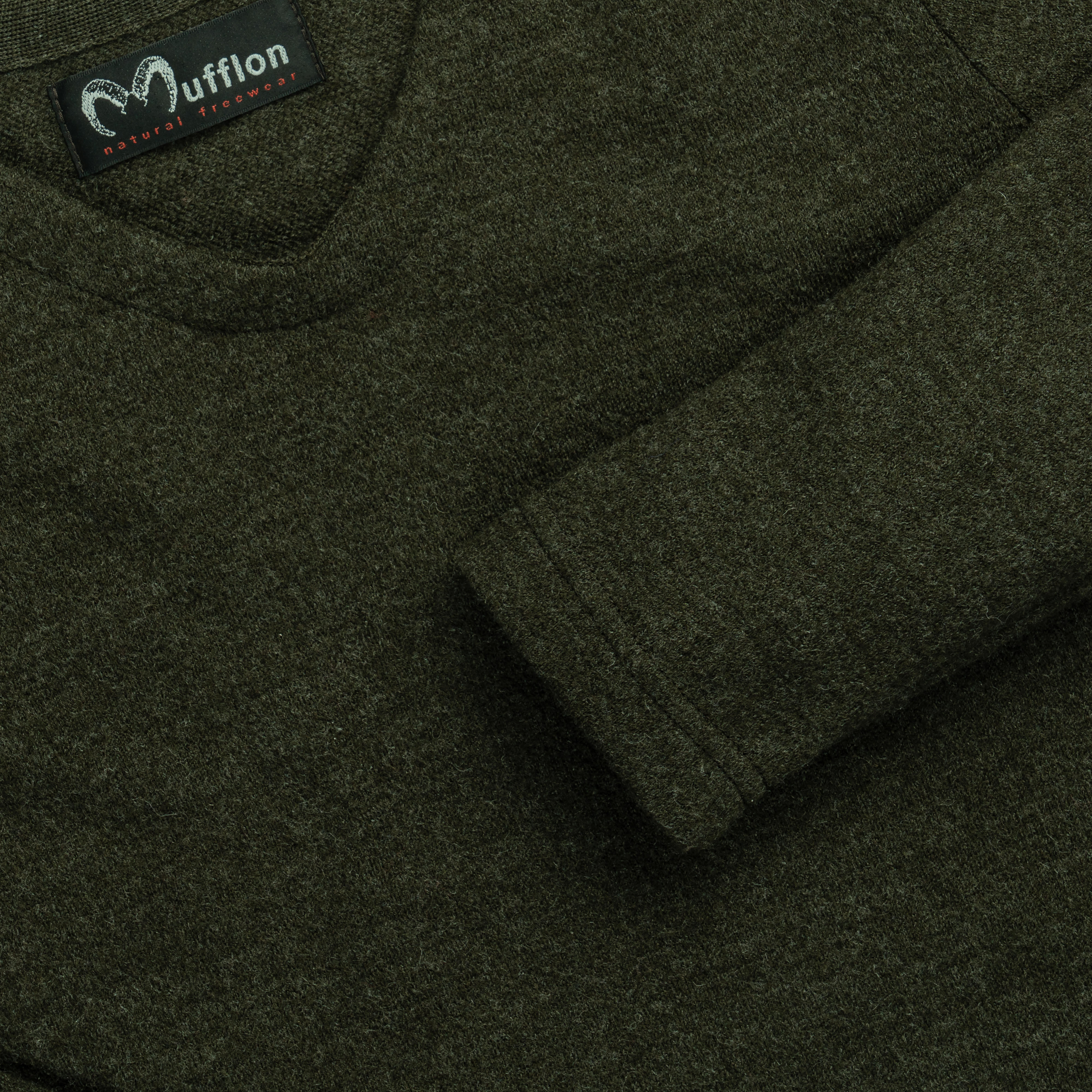 Pull en laine foulée pour femme Mufflon » Vela «