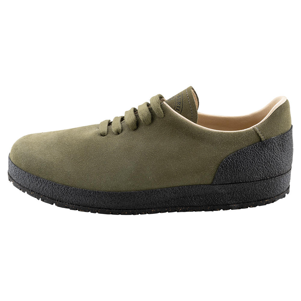 Bertl Sneaker, Velorsleder, oliv