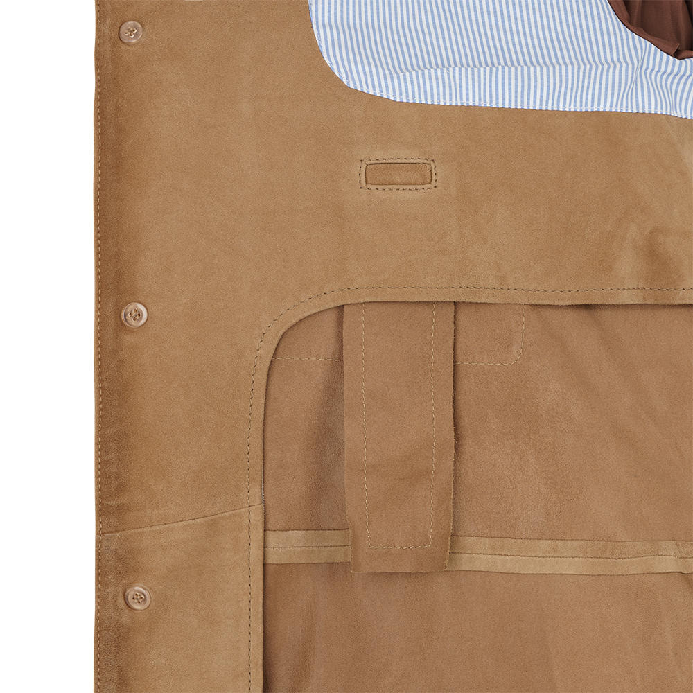 Herren Leder Safari Jacke »Professeur«