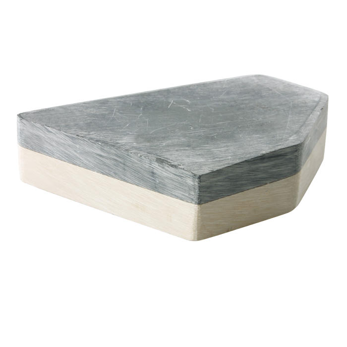 Belgischer Brocken, Abzieh-/Polierstein, Bruchstück, 33-39 cm²