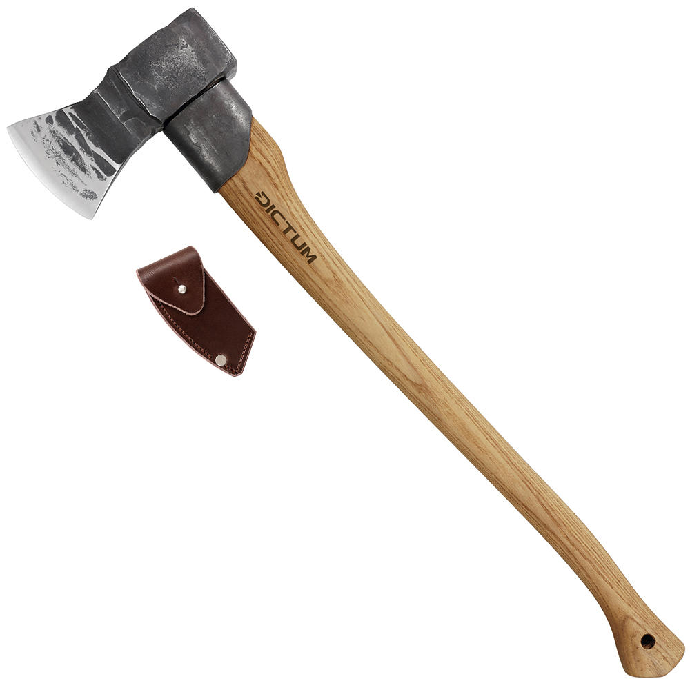 DICTUM® Splitting Axe, with Leather Sheath