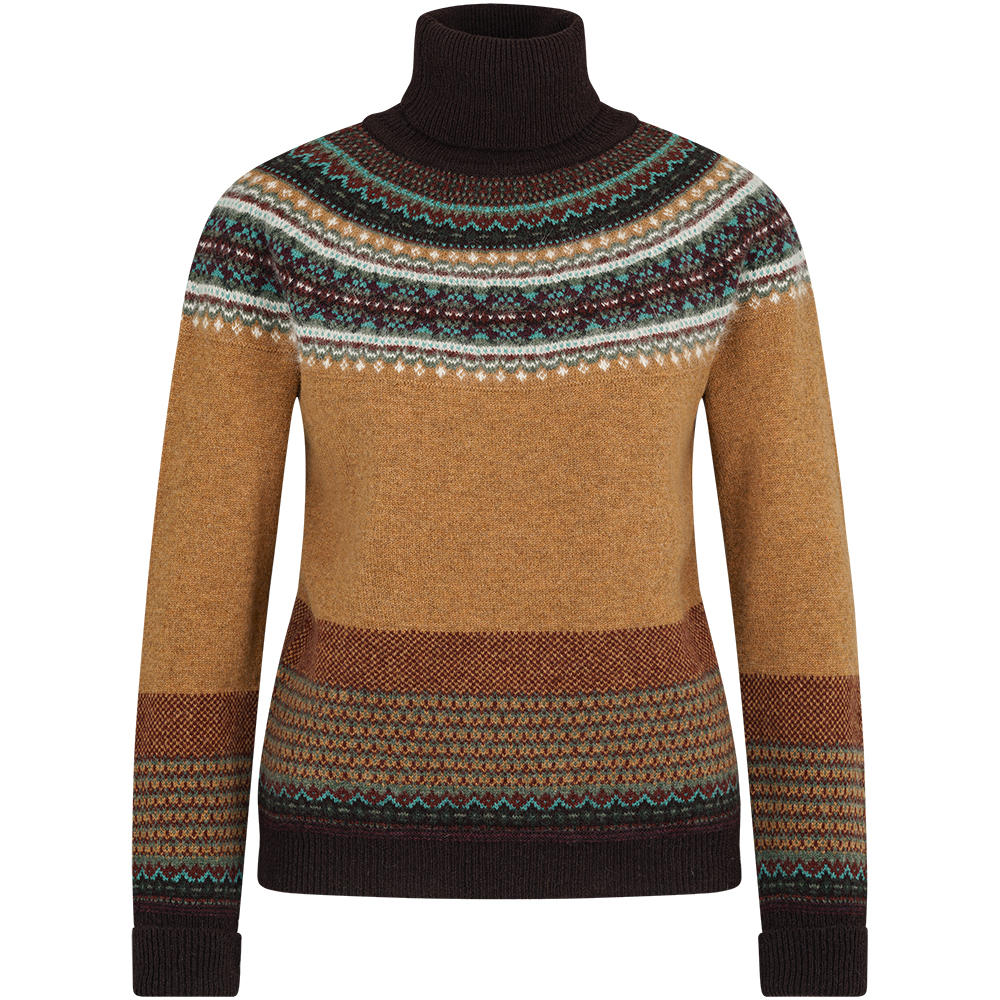 Eribé Damenpullover Rollkragen Fair Isle