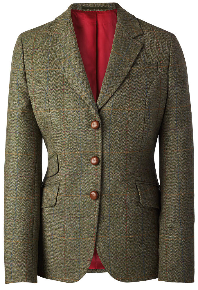 Damenblazer Lovat-Tweed, oliv