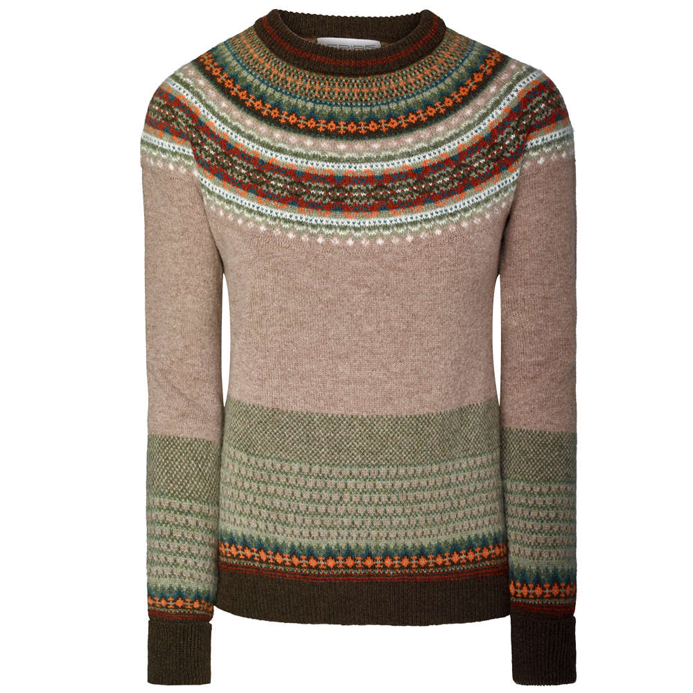 Birch: Beige mit Weiß, Gelb, Orange und Dunkelbraun