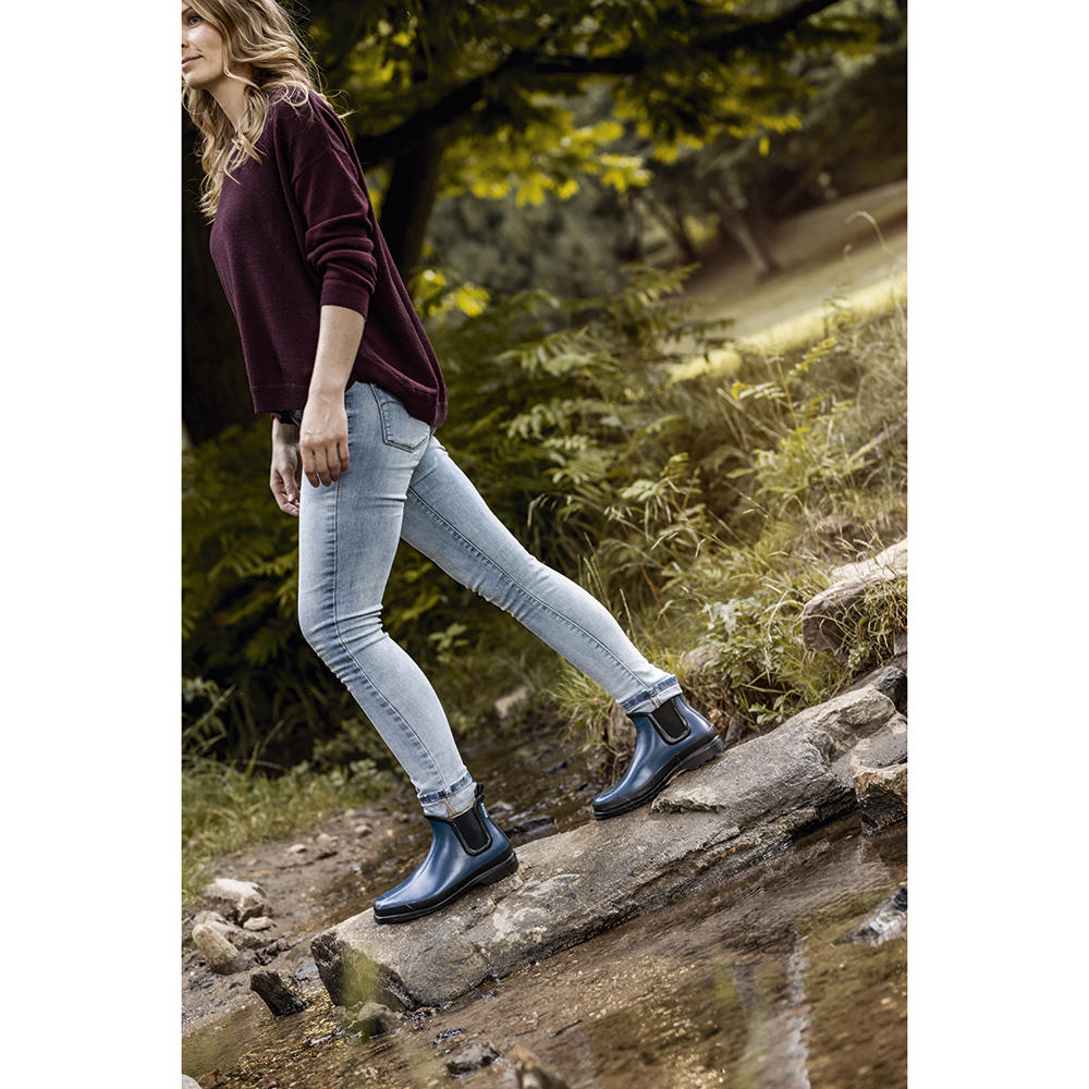 Grand Step Damen-Gummistiefel Naturkautschuk