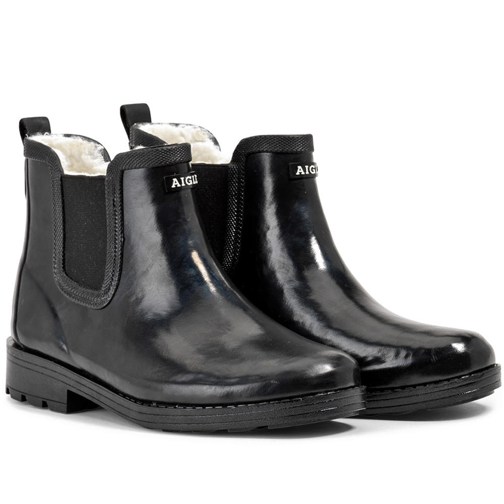 Bottines en caoutchouc pour femme Aigle » Carville Fur «