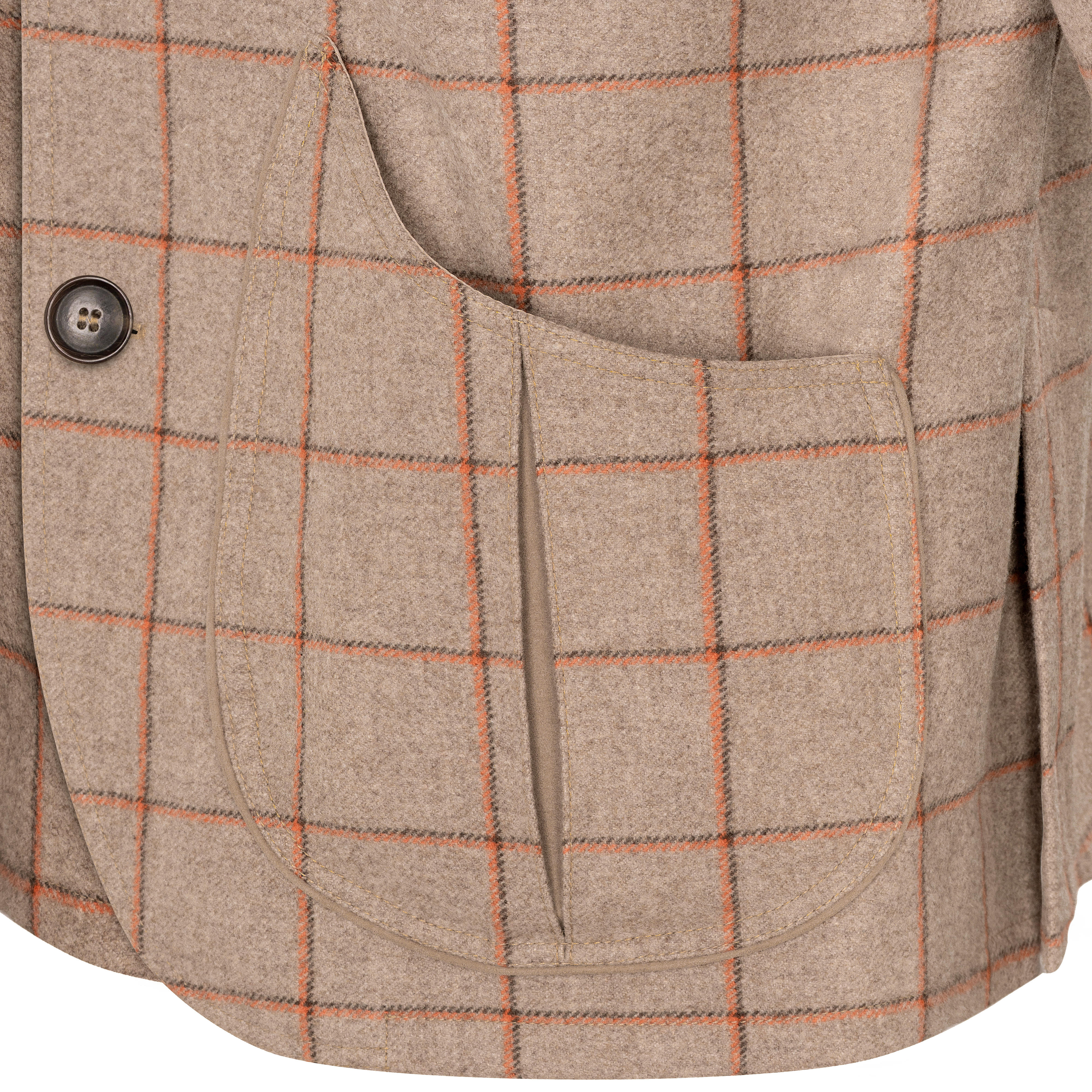The GunDog Affair Herren-Shootingjacket »Mersey«, beige/orange