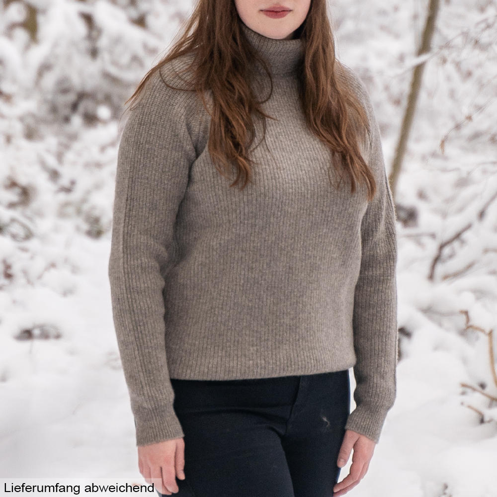 Rollkragenpullover aus Yakwolle